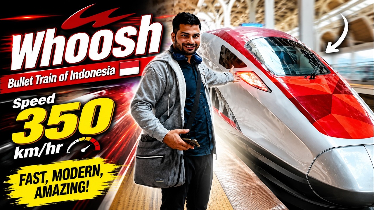 Whoosh Bullet Train Journey | Jakarta se Bandung by Bullet Train | Indonesia Tour | Tour with Nasib
