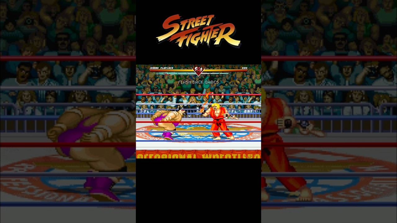 (Street Fighter vs Slam Masters) #streetfighter #kenmasters #flapjack #fightinggames #retro #arcade