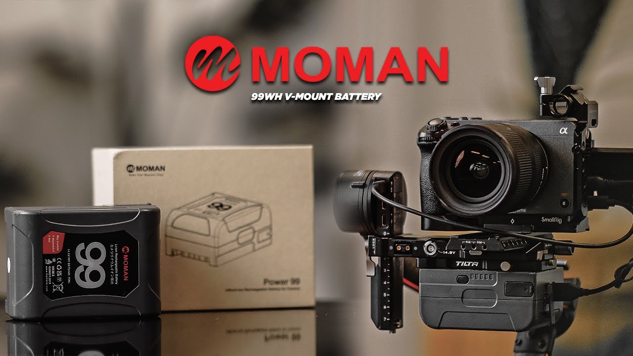 Moman 99Wh SMALL V-Mount Battery