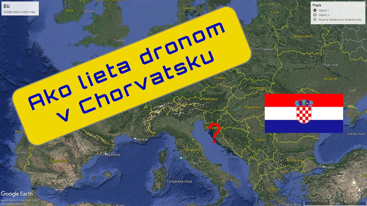 Ako lietat dronom v Chorvatsku