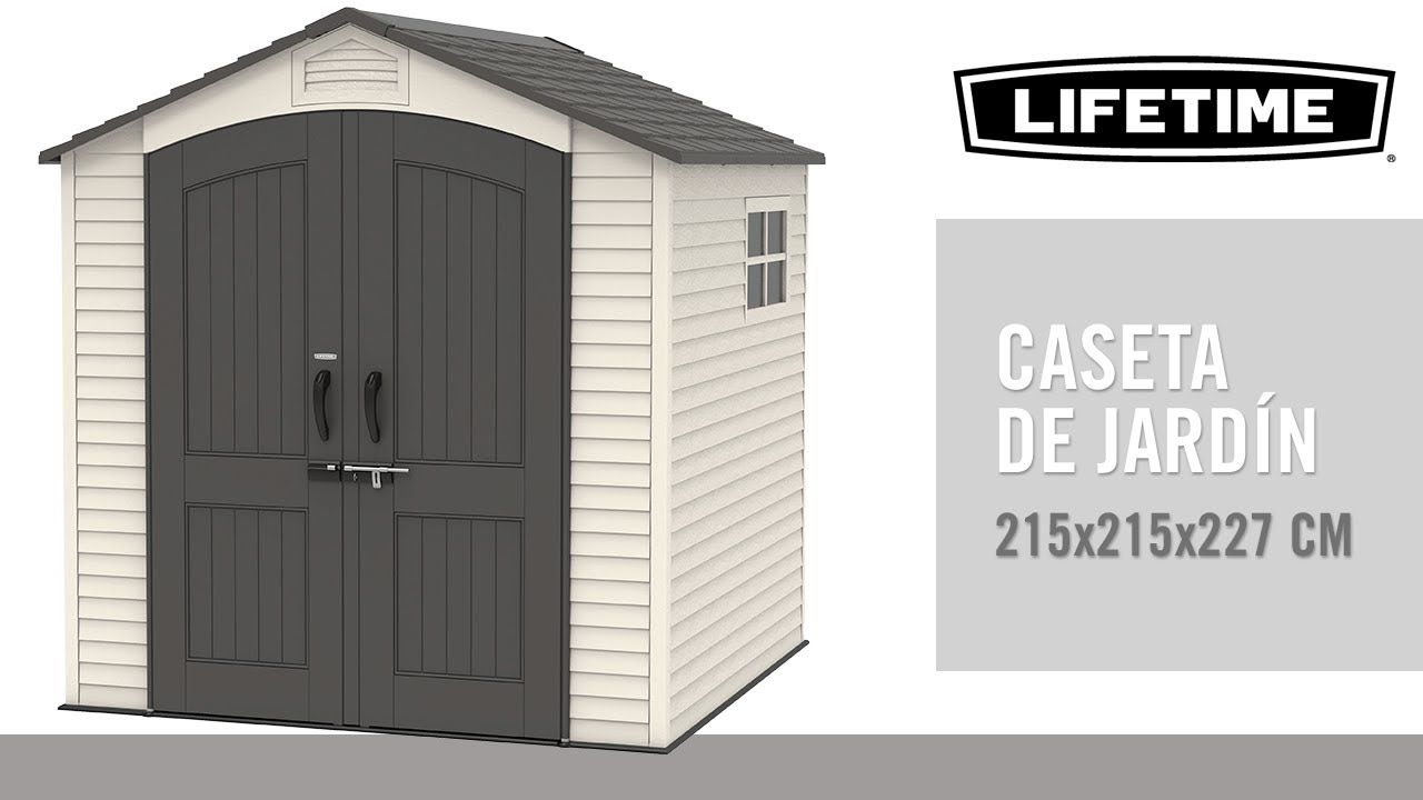 Caseta Almacenaje Exterior 215x215x227 cm ◀ LIFETIME Espa&ntilde;a