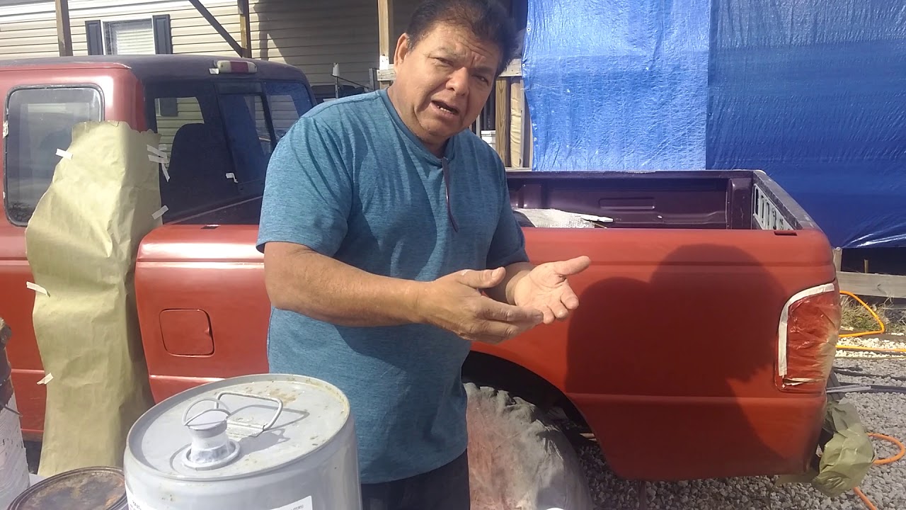 Como hacer que una pintura industrial parezca automotriz