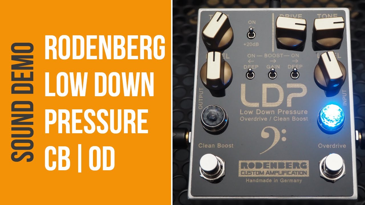 Rodenberg Low Down Pressure CB/OD - Sound Demo (no talking)