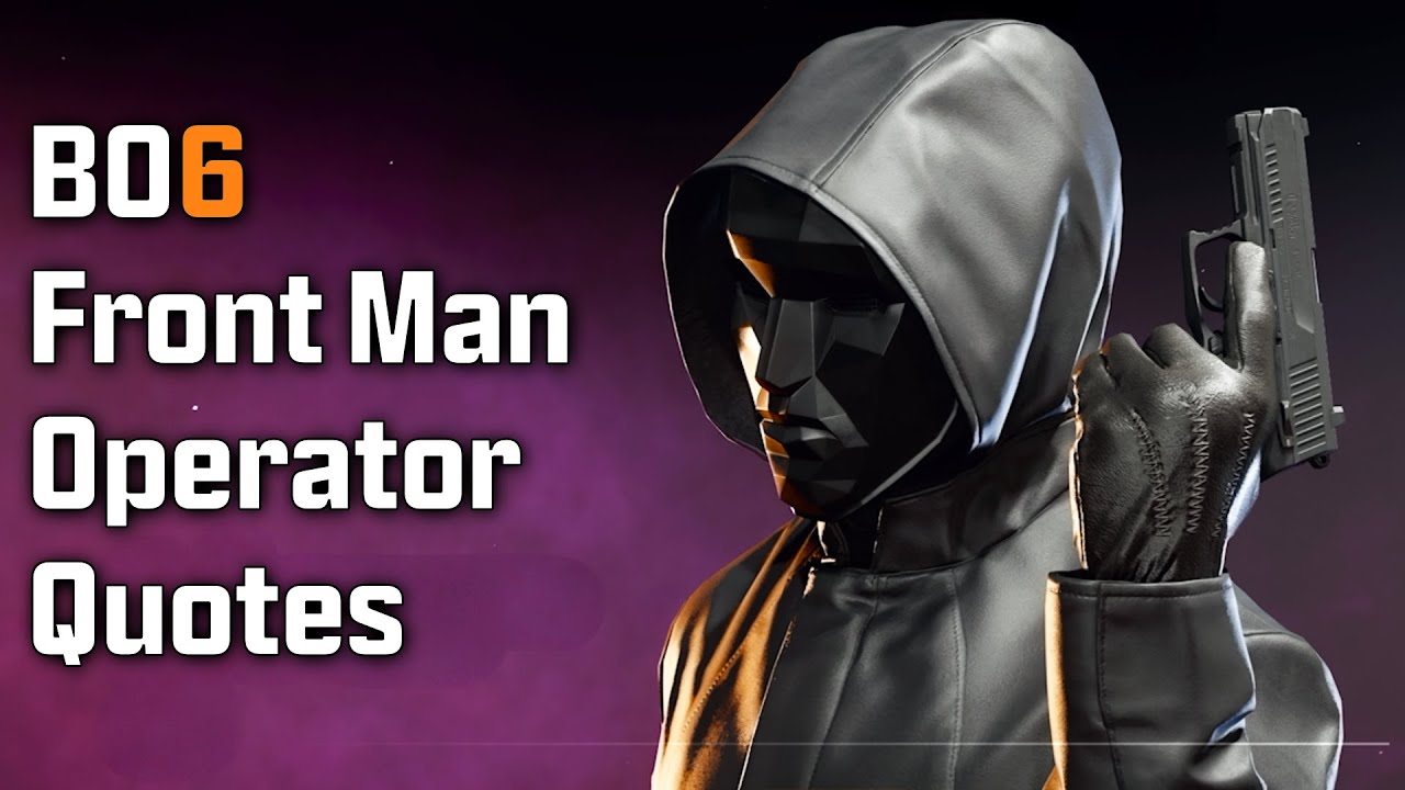 Black Ops 6 Zombies - Front Man Operator Quotes