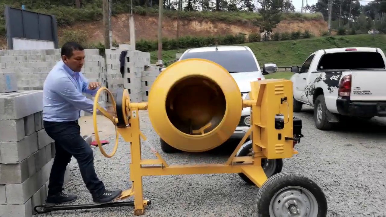 Uso y operación de concretera o mezcladora SIRL BT330R