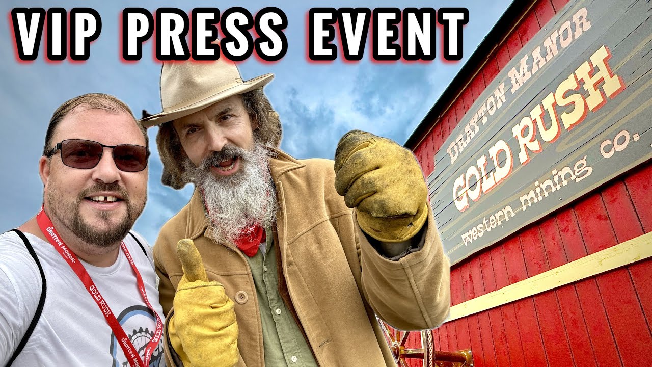 NEW Gold Rush | DRAYTON MANOR - VIP Press Event First Rides