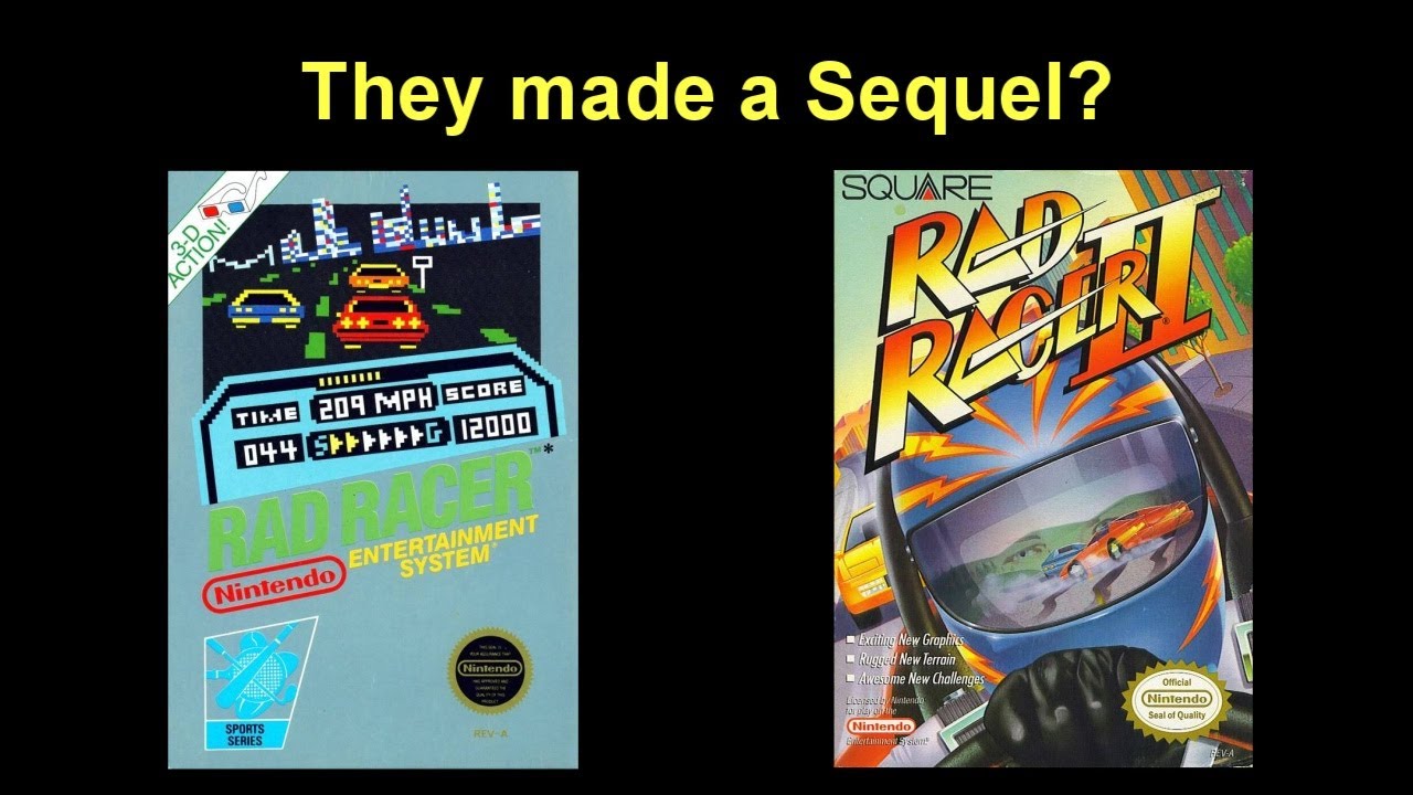Rad Racer II (NES) Review - They Made a Sequel?