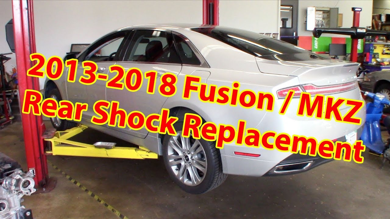 Замена заднего амортизатора Lincoln MKZ / Ford Fusion 2013-2018