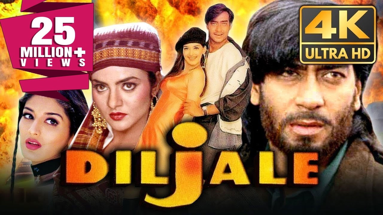 Diljale (4k Ultra HD) - Bollywood Superhit Movie | Ajay Devgn, Sonali Bendre, Madhoo, Parmeet Sethi