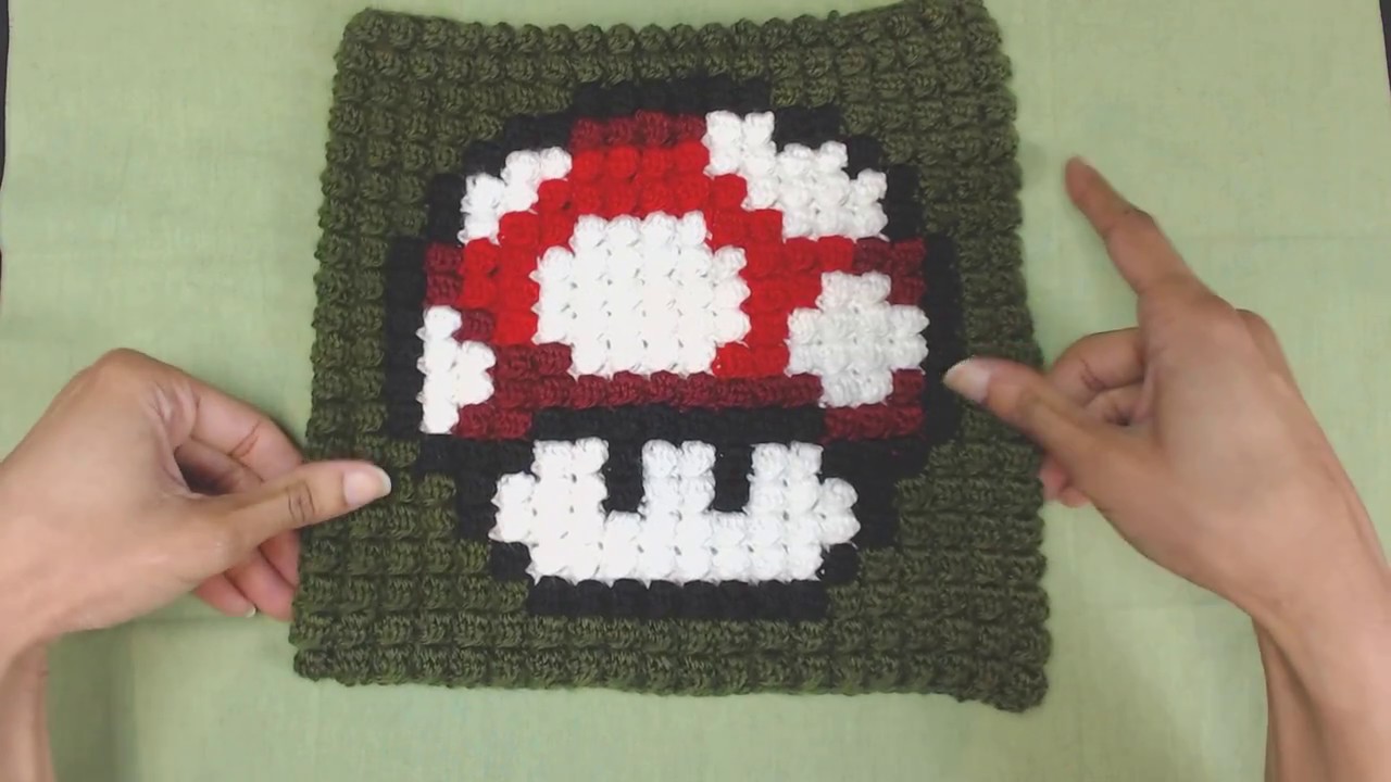 Mario Mushroom Bobble Stitch