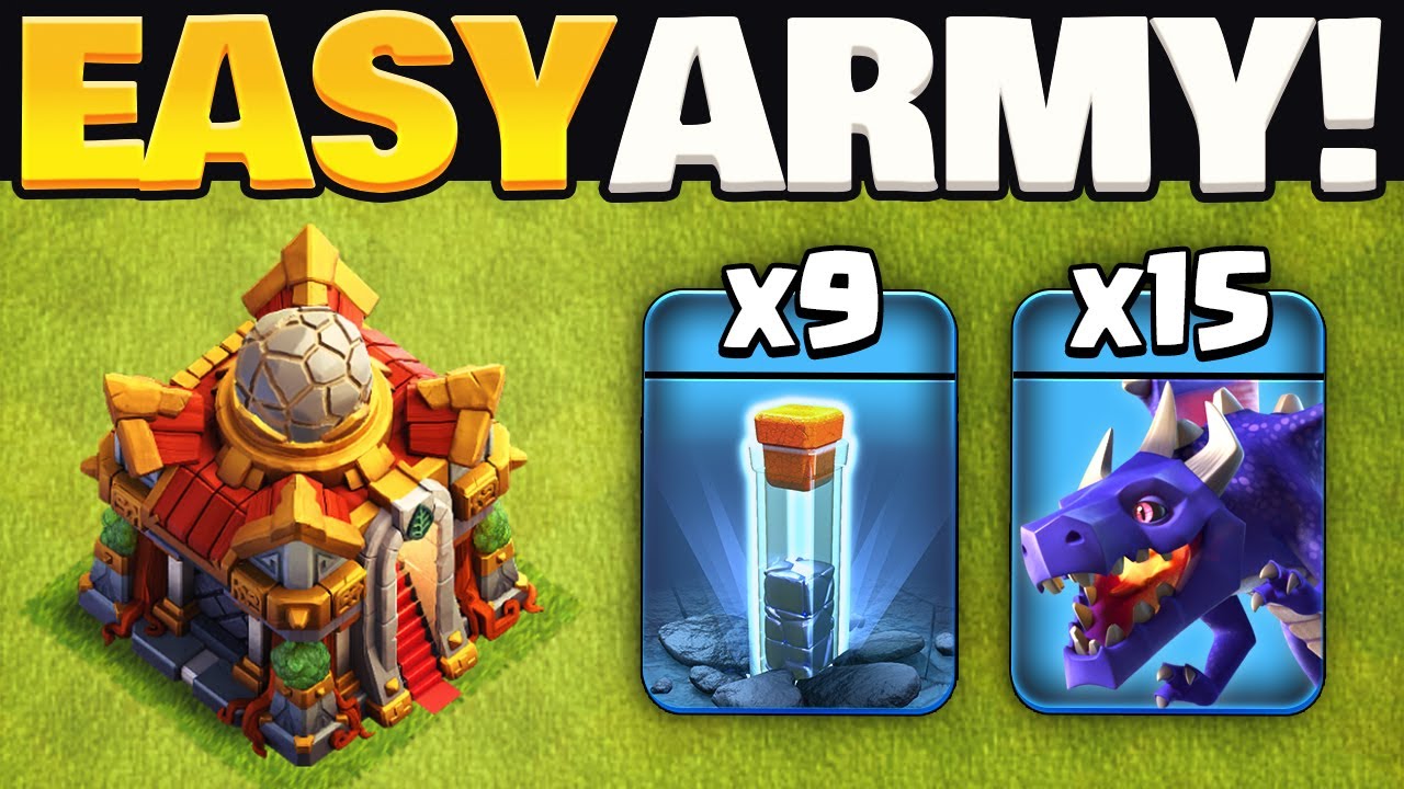 Easy TH16 Totem Dragon Spam Attack Strategy Explained (Clash of Clans)