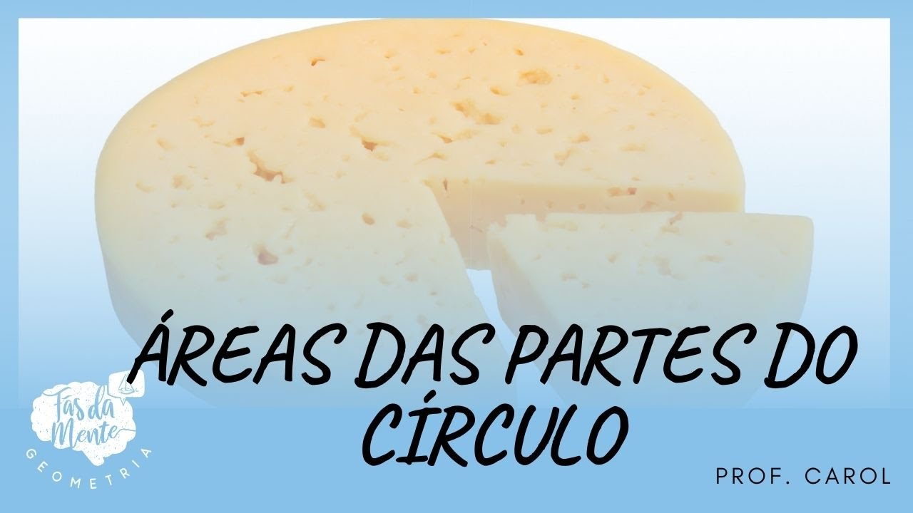 ÁREAS DAS PARTES DO CÍRCULO - Ensino Fundamental