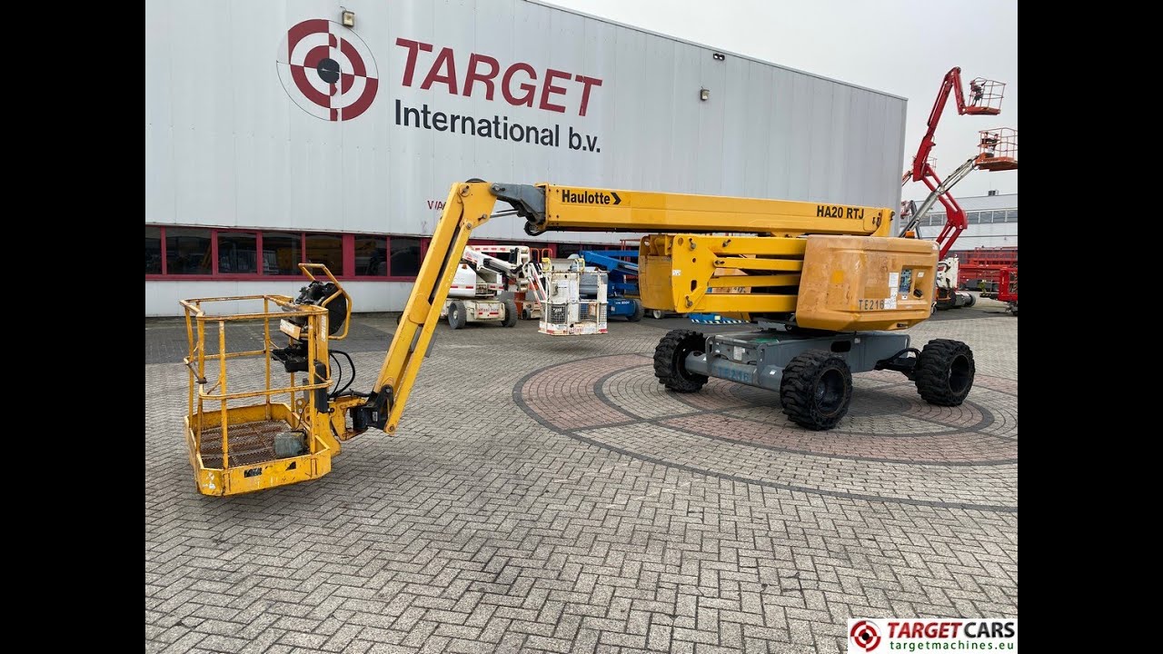 783765 HAULOTTE HA20RTJ 4x4 DIESEL ARTICULATED BOOM WORK LIFT W/JIB 2060CM 2016 AD127862