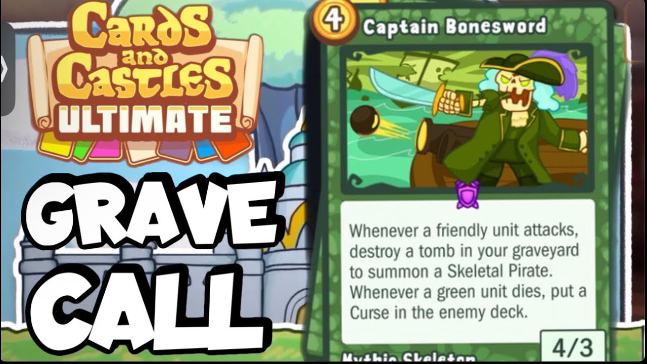 THIS DECK IS JUST CRAZY GOOD, GRAVE CALL DECK!! CARD'S AND CASTLES ULTIMATE 
