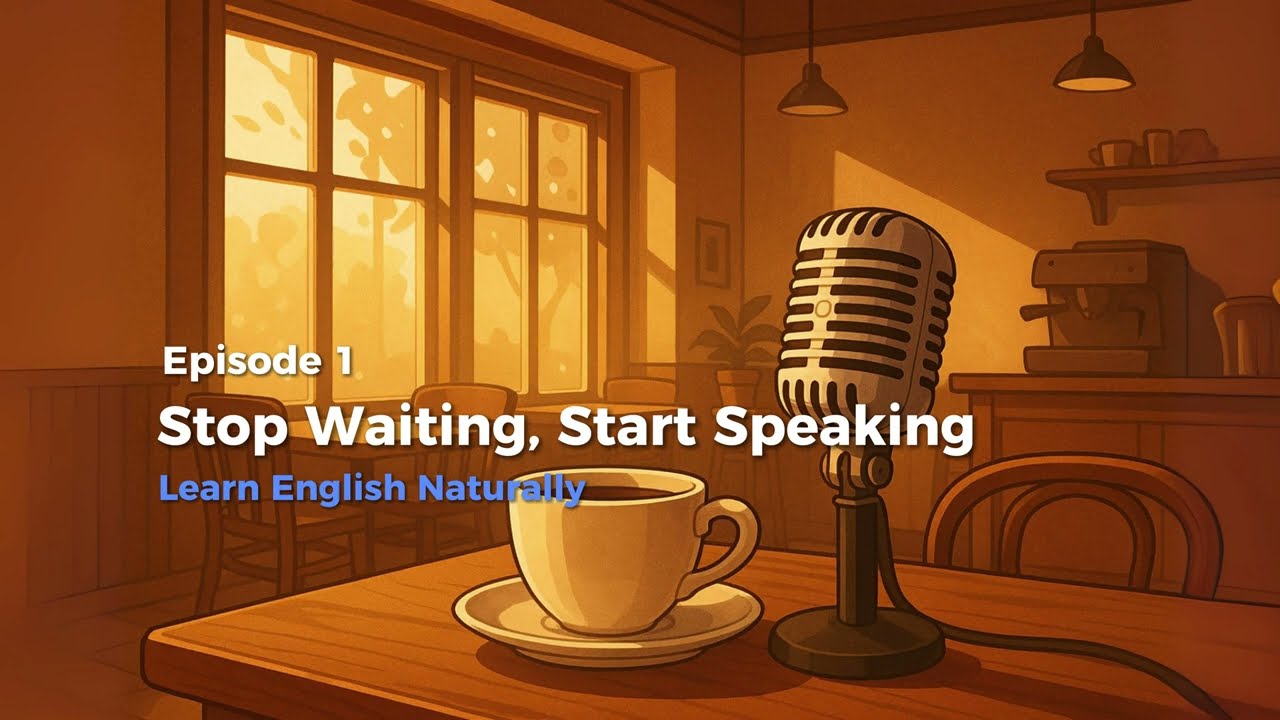 Stop Waiting, Start Speaking English Today | English Café Podcast Ep.1