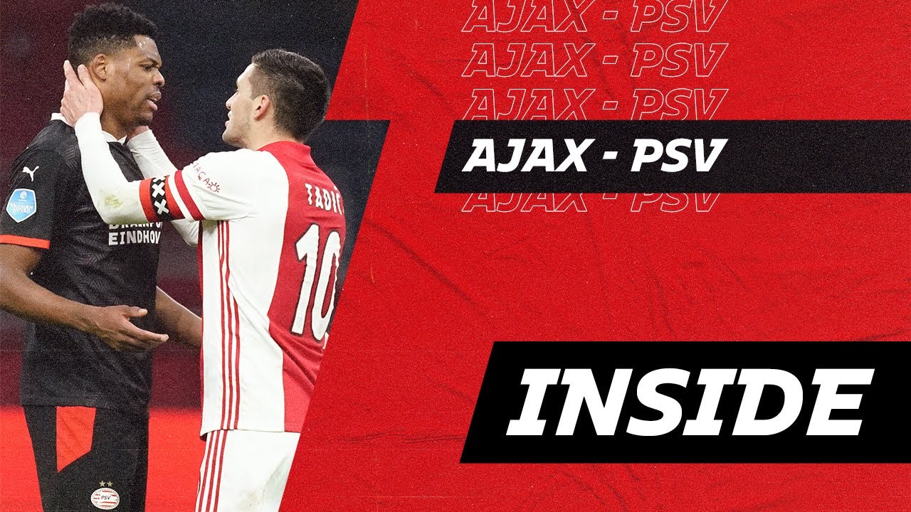 INSIDE AJAX - PSV | TUNNEL footage, 🗣 real game EMOTIONS & more behind the scenes 👀