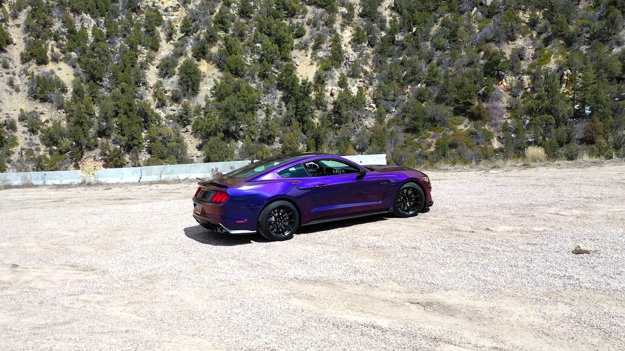 Avery Roaring Thunder on a Shelby GT350 (Drone Fly around!)