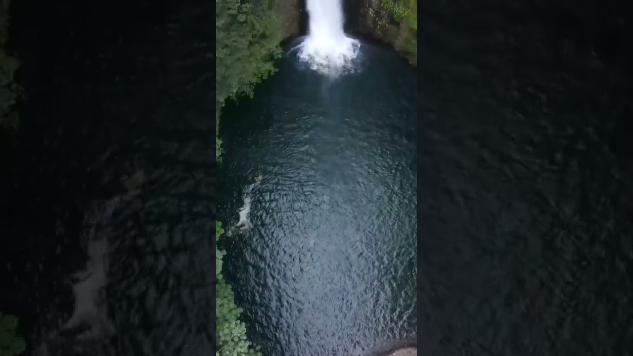 Hidden Kauai waterfall. Difficult to get to.