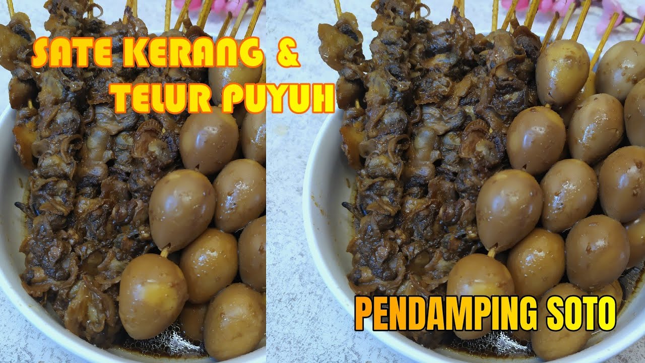 RESEP SATE KERANG & TELUR PUYUH UNTUK PENDAMPING SOTO(@fkwcooking9919 )