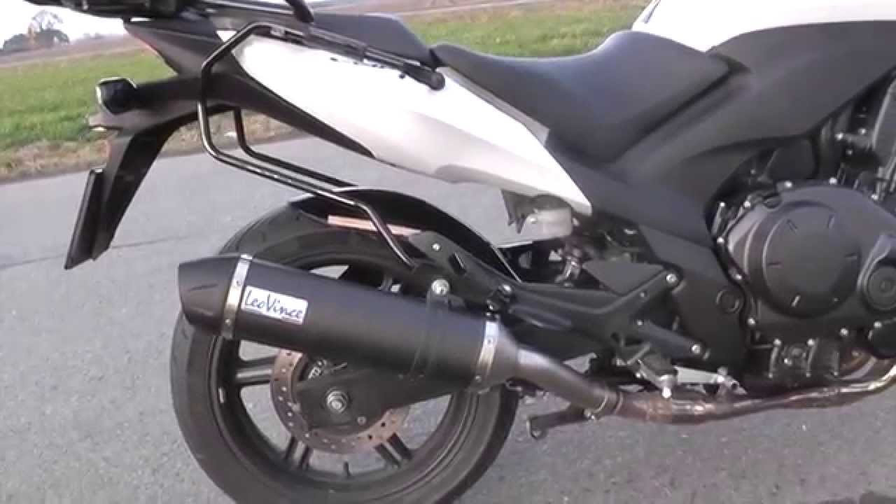 Documentary on replacing stock exhaust with LeoVince (CBF1000)
