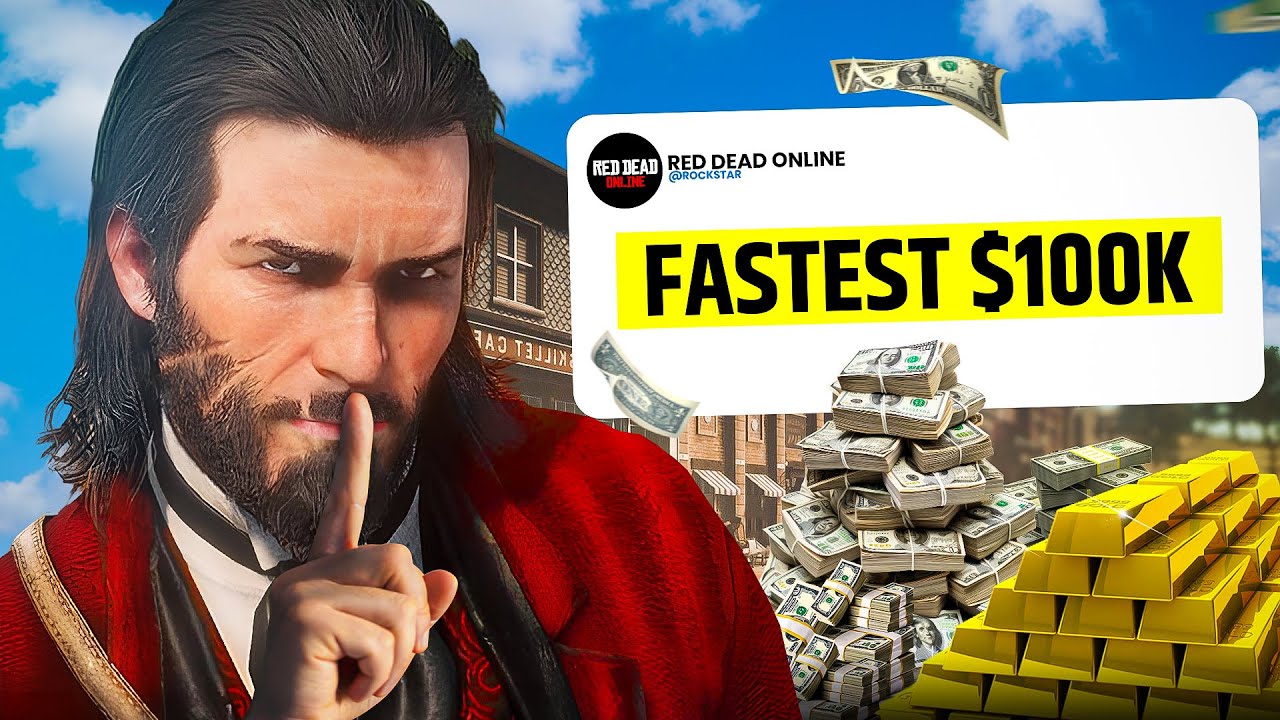 How To Get $100k in the Fastest Way Possible In Red Dead Online