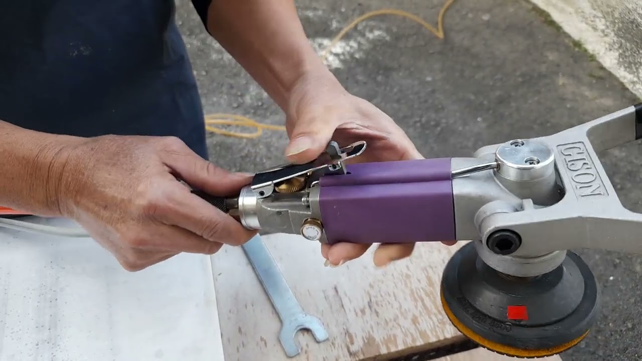 GPW-220L  Wet Air Sander / Polisher Functions & Operation