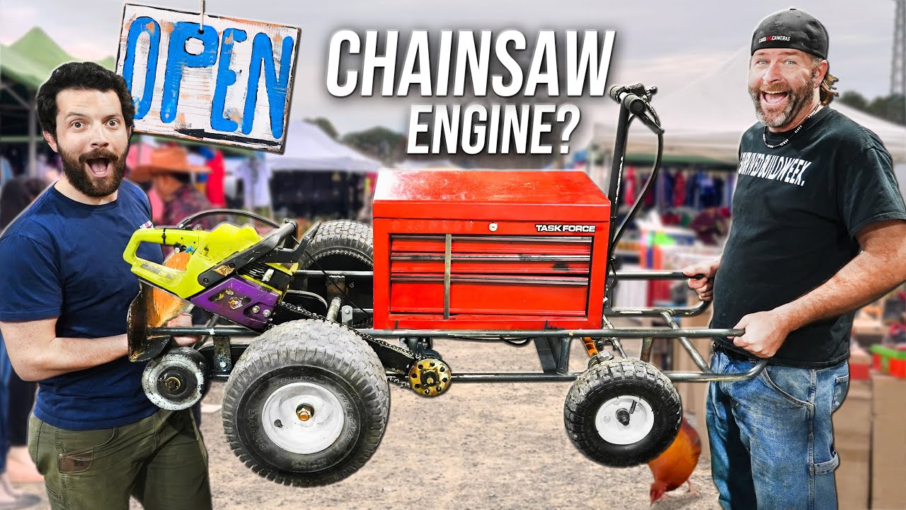 Can We Build a Go Kart Using Parts ONLY from the Flea Market?