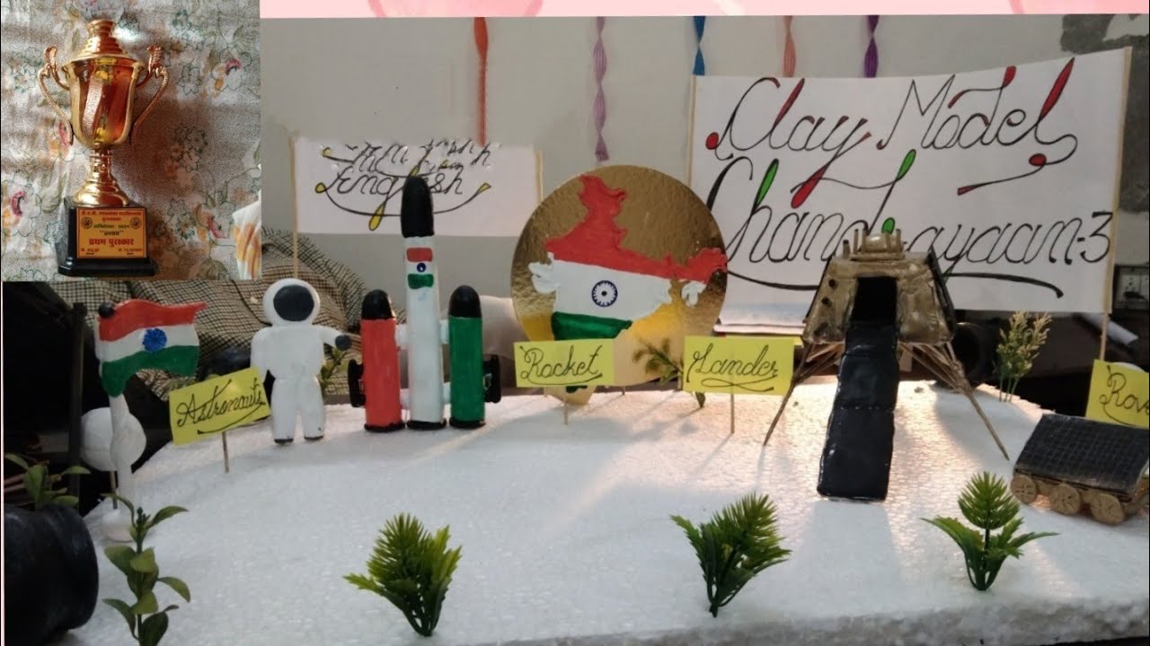 Clay Model for competition|| Chandryan 3//  Viksit Bharat// Development #competition #claymodel