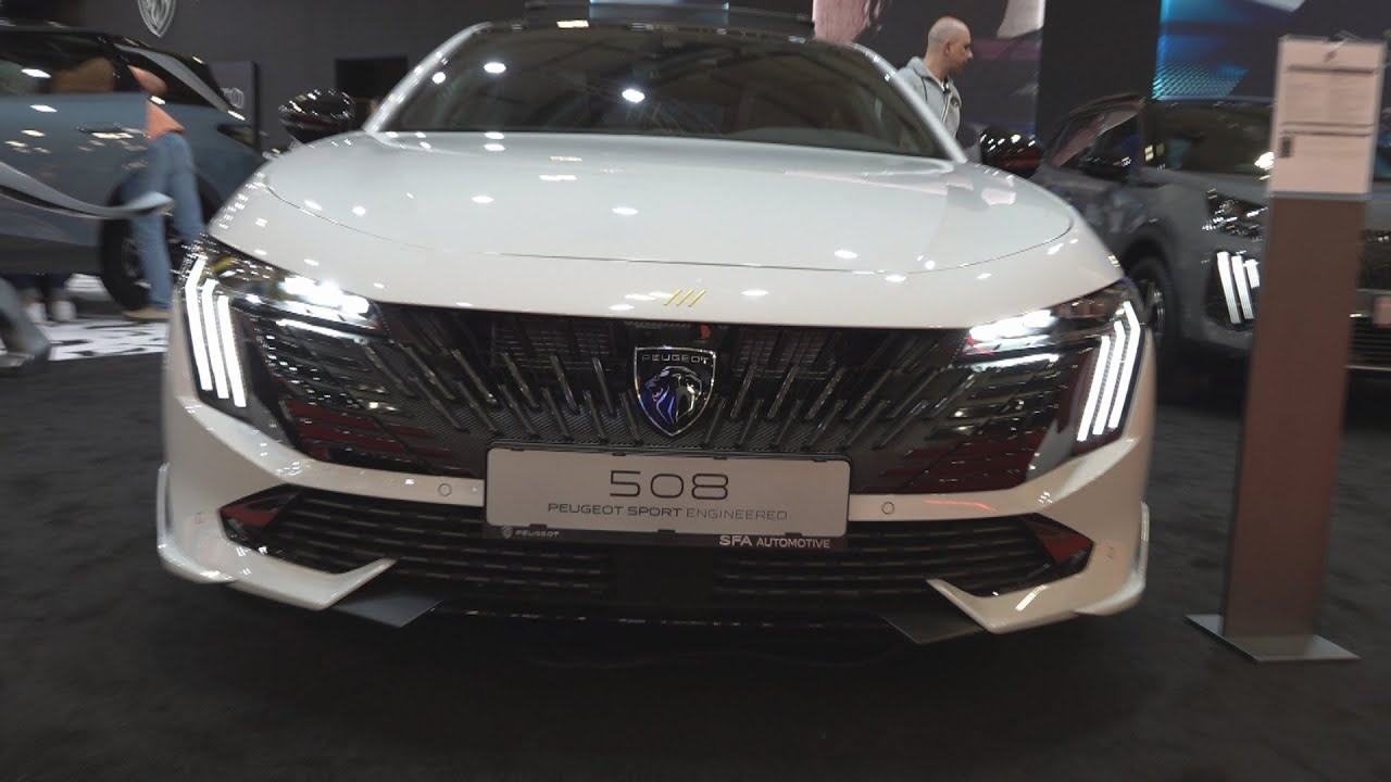 Peugeot 508 PSE 1.6 Plug-In Hybrid AWD 360 e-EAT8 Car (2025) Exterior and Interior