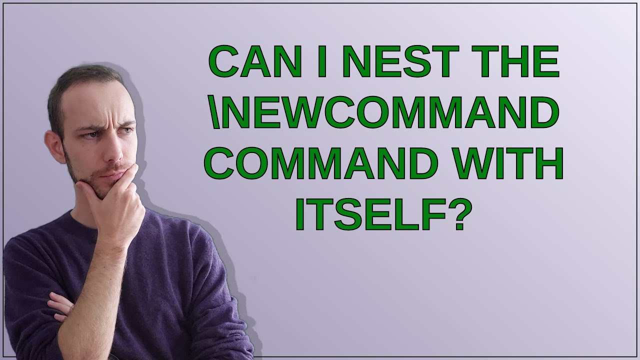 Tex: Can I nest the newcommand command with itself?