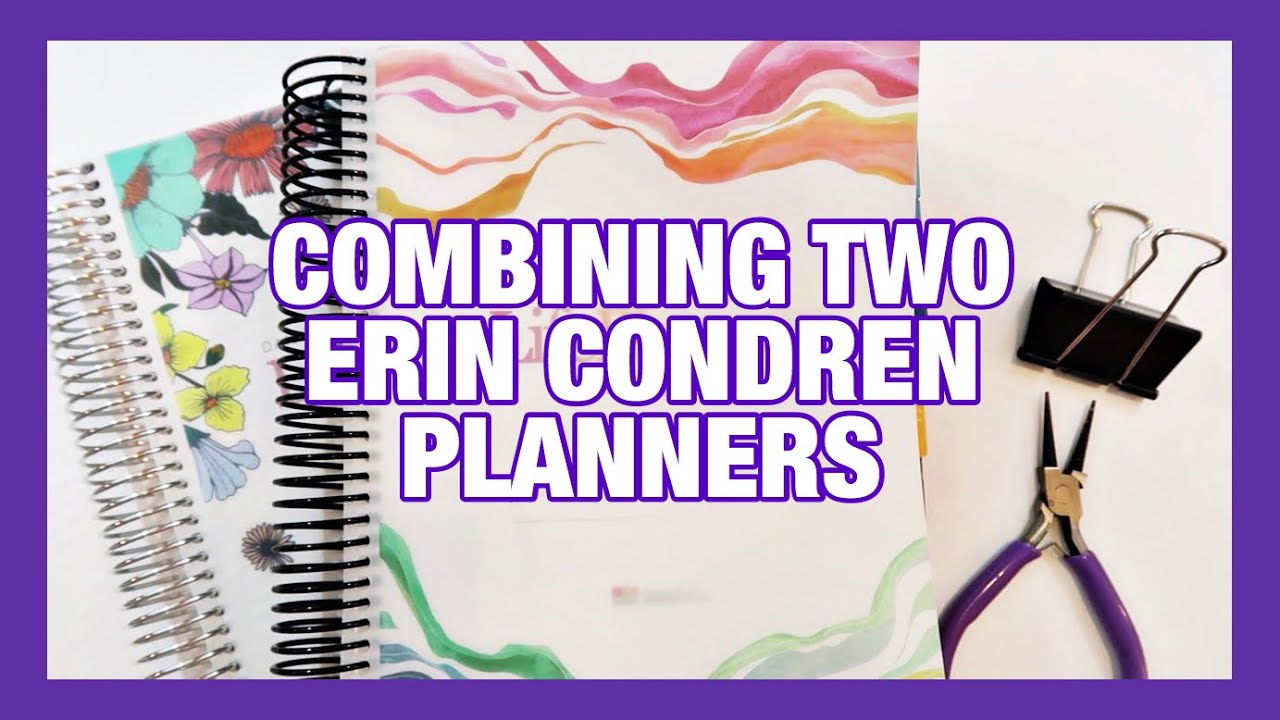 DAILY AND WEEKLY ERIN CONDREN PLANNERS UNCOIL AND RECOIL
