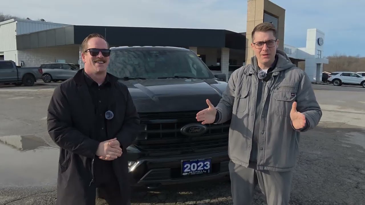 2023 Ford F150 Powerboost with Black Appearnace and 7.2KW Pro Power Onboard 