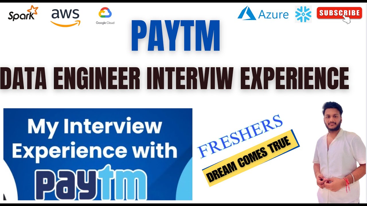 Paytm Data Engineer Interview Experience 🔥 | Data Engineer Interview Questions | Top MNC 😱