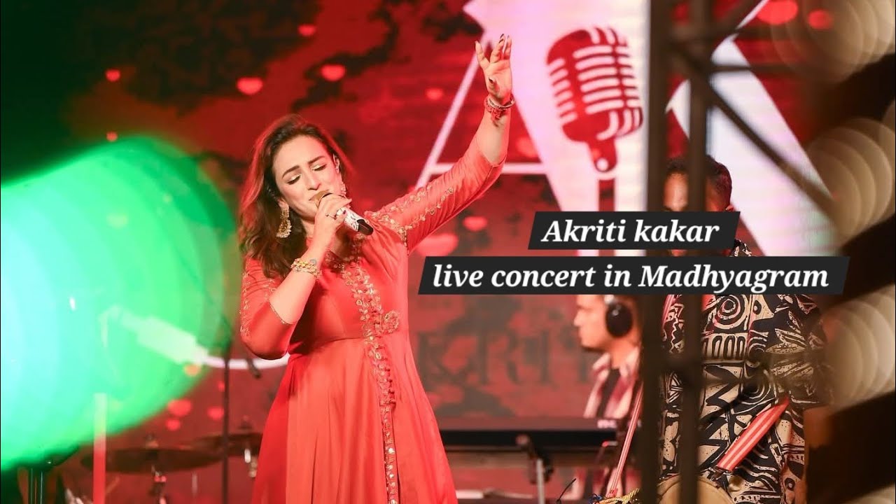 Duma Dum Mast Kalander 🎶Song Akriti kakar Live concert @akritikakar #music #song #live #performance 