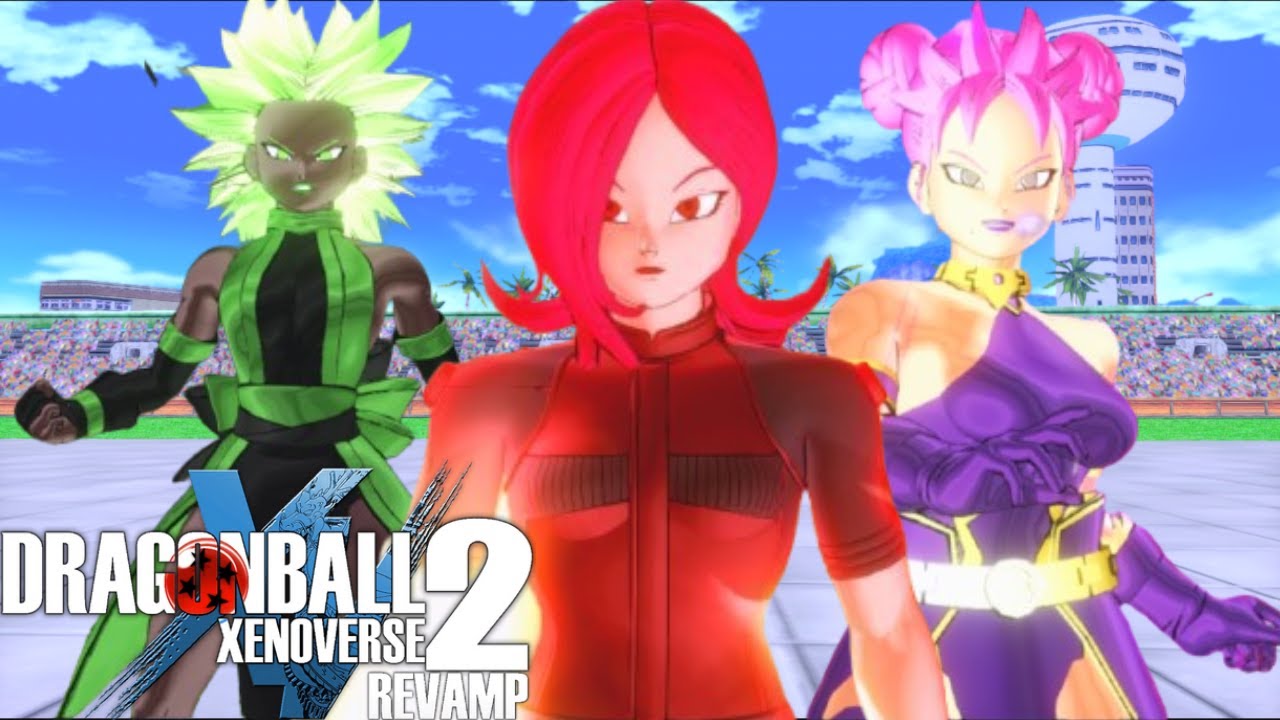 New Transforming Revamp CAC Female Hairstyles!  Dragon Ball Xenoverse 2 Revamp 5.1.0