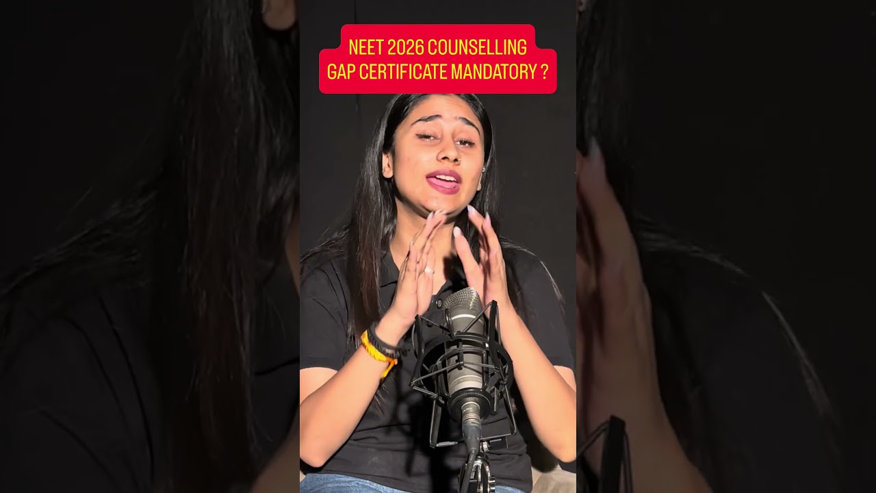 NEET 2026 Counselling : Gap certificate mandatory ? #neet2026 #neetcounselling #bhartimam