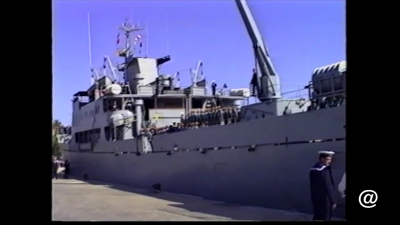 Desembarco de la Legión Jueves Santo Málaga 1992