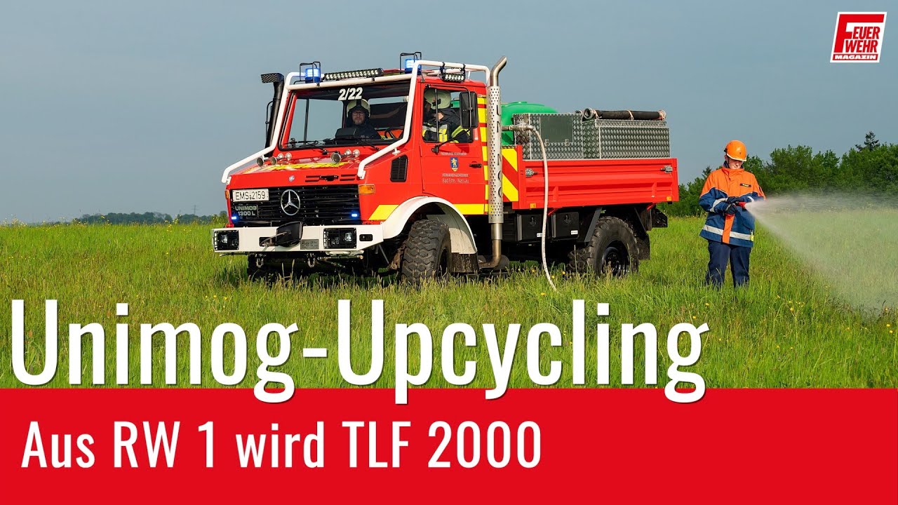 Unimog-Upcycling: RW 1 der FF Nassau (RP) ist jetzt ein TLF 2000
