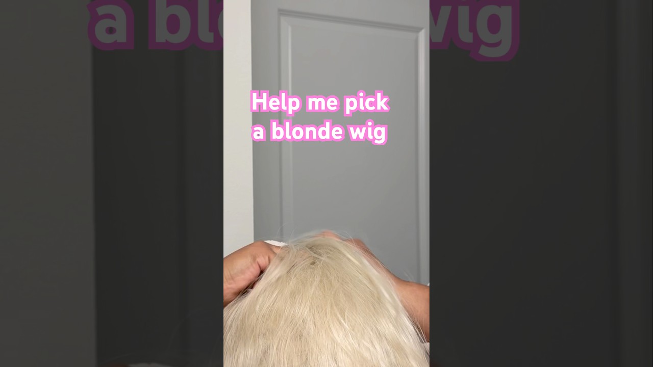 Blonde headband wig 
