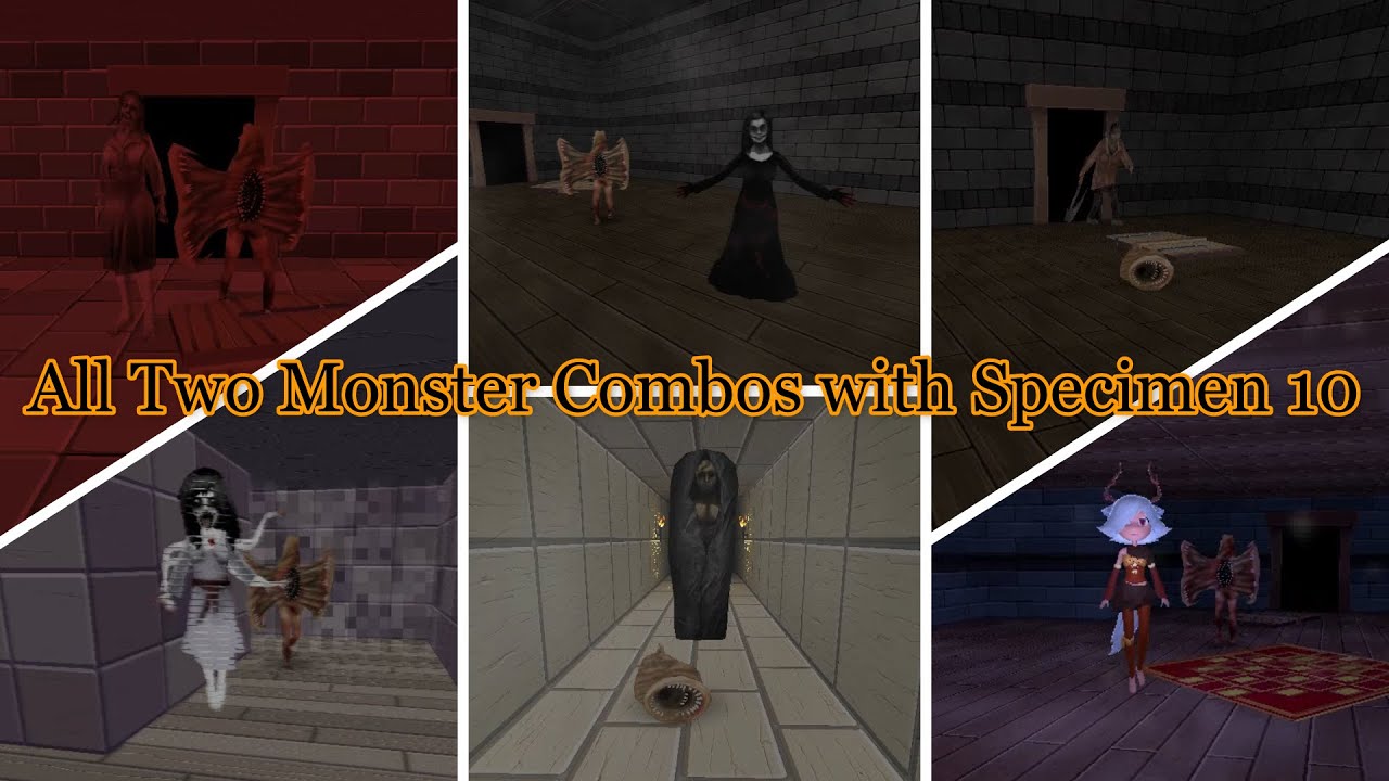 Spooky HDR Chase Pool Challenge #16 | ALL Two Monster Combos with Specimen 10