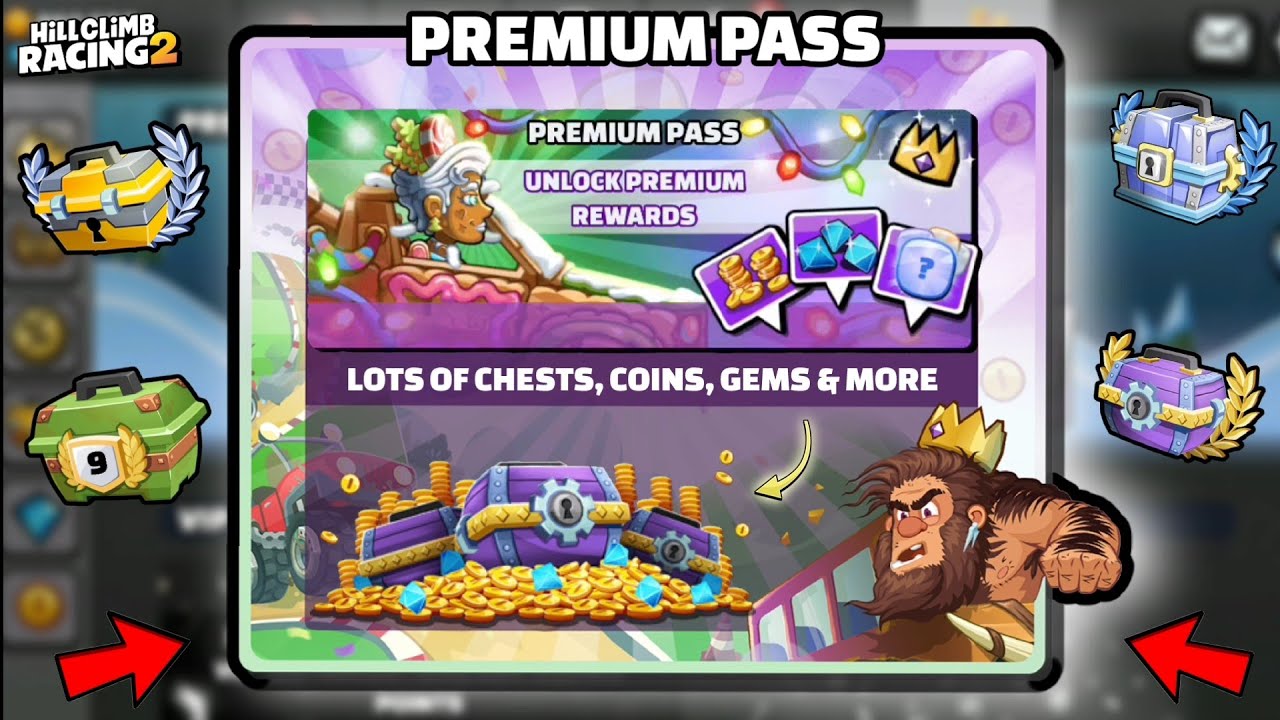 😋BUYING PREMIUM PASS & MORE REWARDS - Hill Climb Racing 2