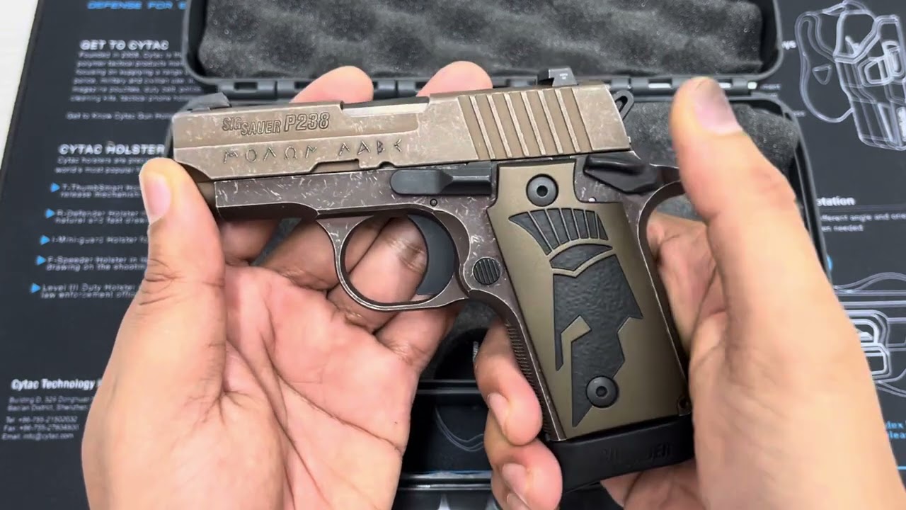 Review Pistol Jenama SigSaeur Model P238 Spartan .38 - Malaysia