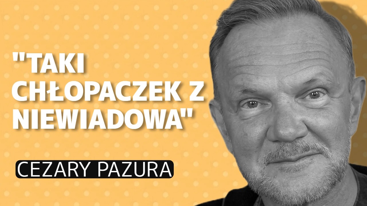 &bdquo;JA OD DZIECKA MUSIAŁEM ZWR&Oacute;CIĆ NA SIEBIE UWAGĘ&rdquo;-CEZARY PAZURA