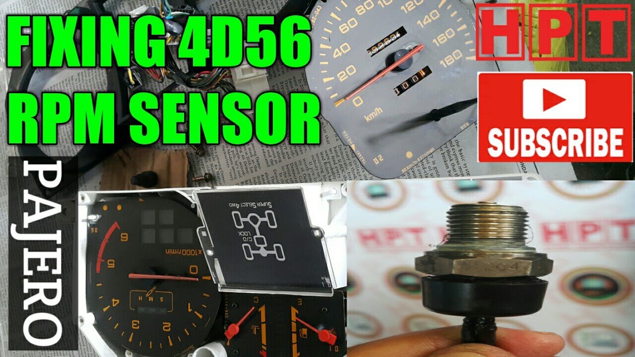 HOW TO FIX RPM SENSOR of PAJERO GEN 2 4D56 MATIC JDM.
