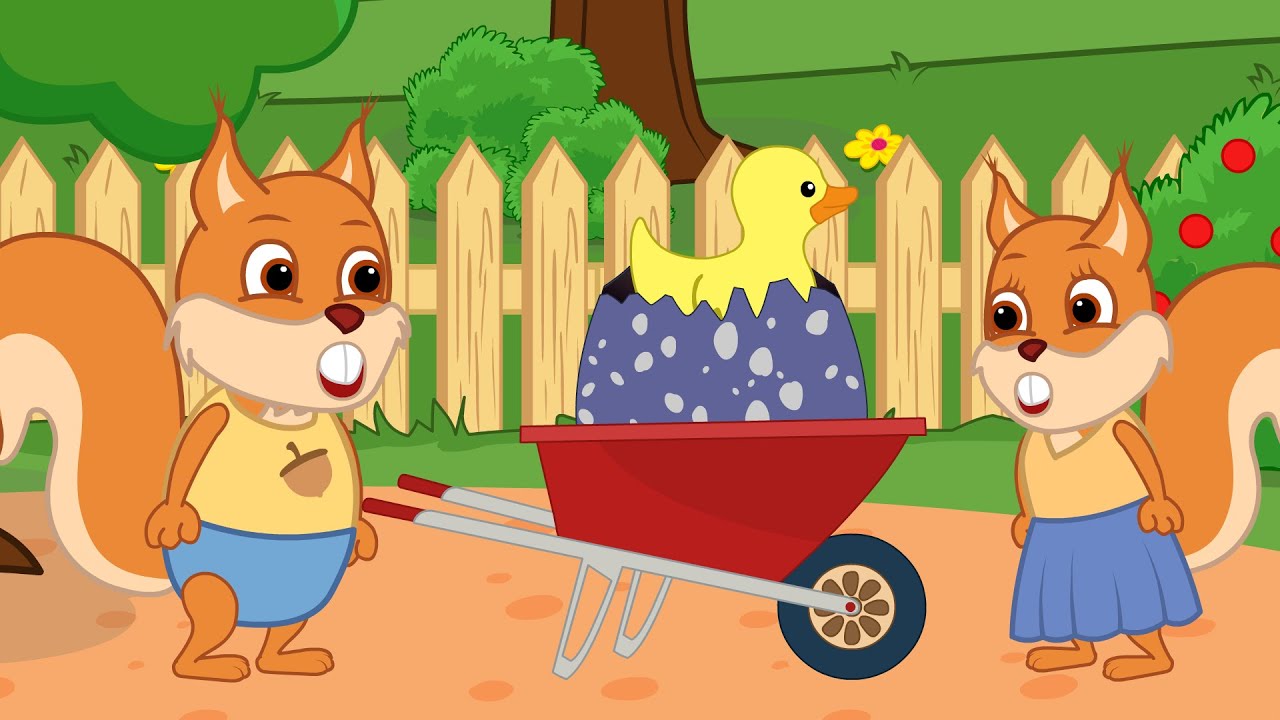 Bridie Squirrel en Español - Cuentos de patitos