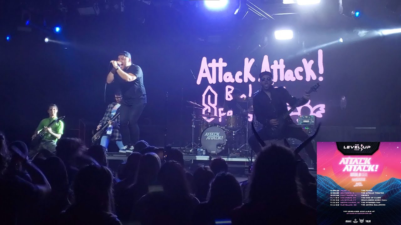 Attack Attack! LIVE - Full Set - Fort Wayne - The Level Up Tour 2022