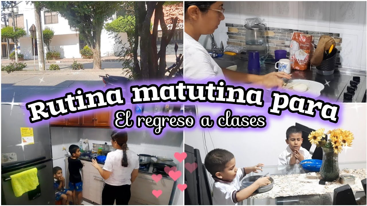 Rutina de mañana 🌞 para el regreso a clases 🙏🙏
