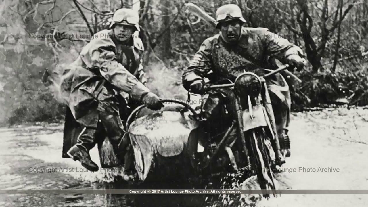 BMW & Zundapp German Motorcycles of WW2 - Photo Compilation Part 02