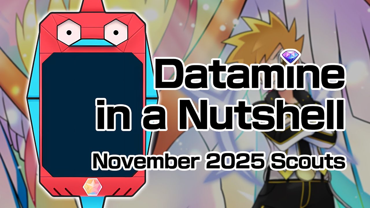 КРАТКИЙ ОБЗОР DATAMINE (Scouts, ноябрь 2025 г.) | Pokemon Masters EX