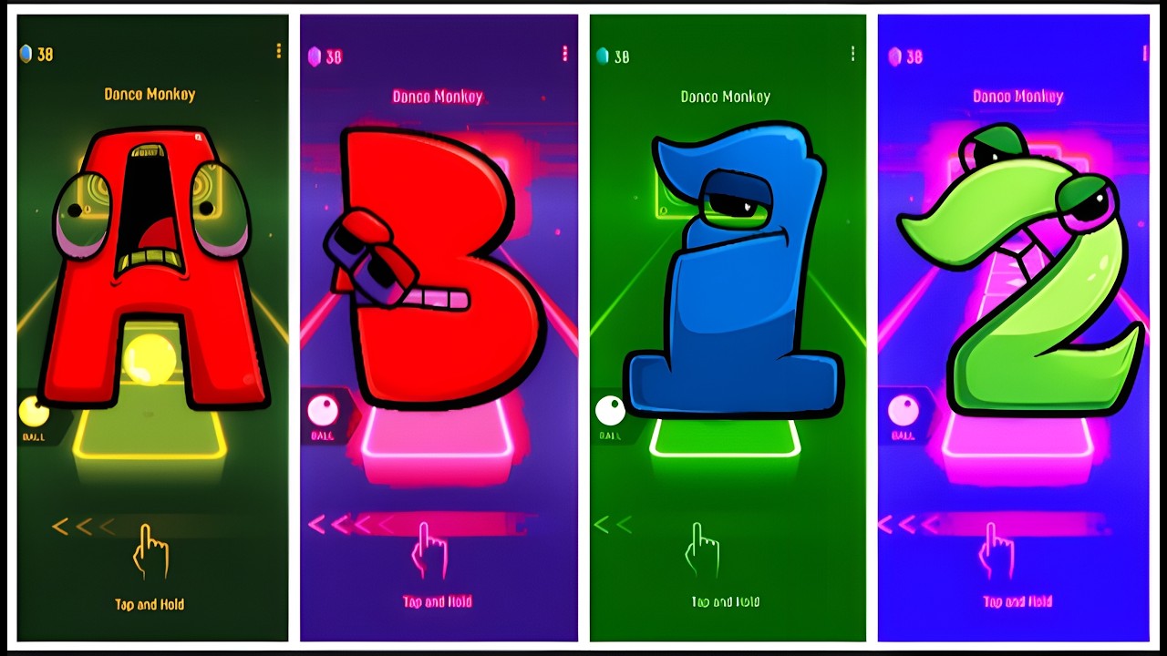 Alphabet Lore - A 🆚 Alphabet Lore - B🆚 1🆚 2 .“Alphabet Battle Royale 💥 “Who’s the Strongest Letter?😎